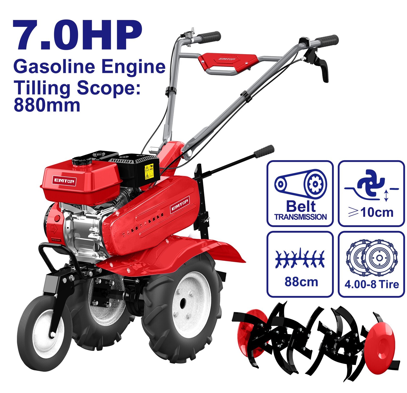 Gasoline Tiller