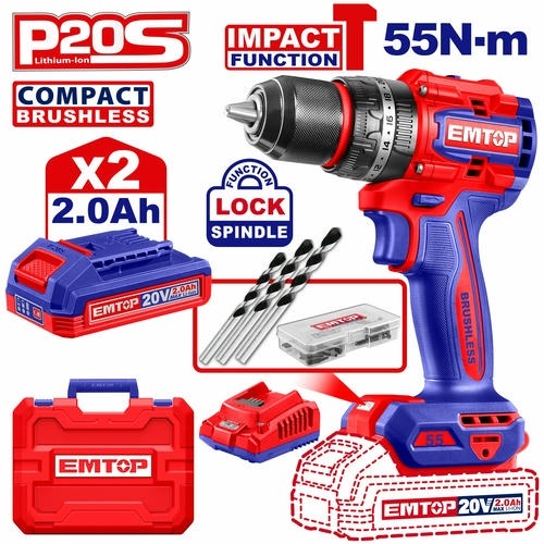 Brushless Cordless Impact Drill