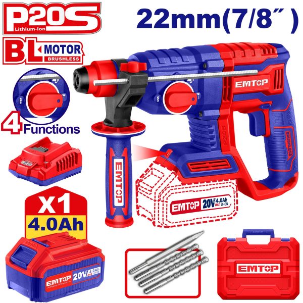 Cordless rotary hammer