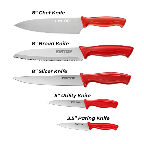 5 Pcs Kitchen knife set
